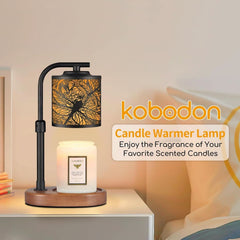 Dragonfly Copper Candle Warmer Lampshade With Timer