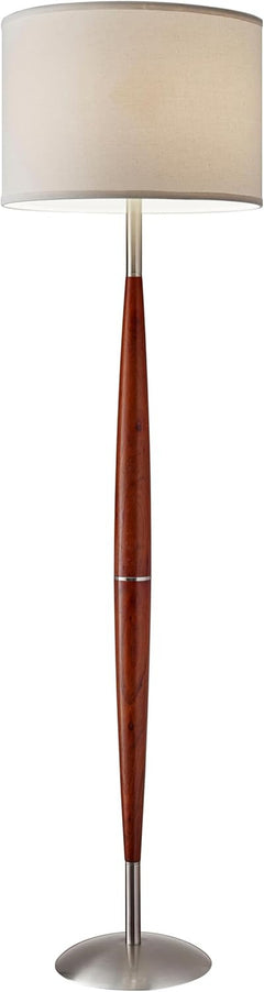 Floor Lamp Maple Eucalyptus Wood With Adjustable Brightness-0