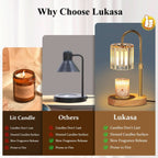 Candle Warmer Lamp With Extended Adjustable Height-4