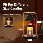 Candle Warmer Lamp With Enhanced Programmable Timer