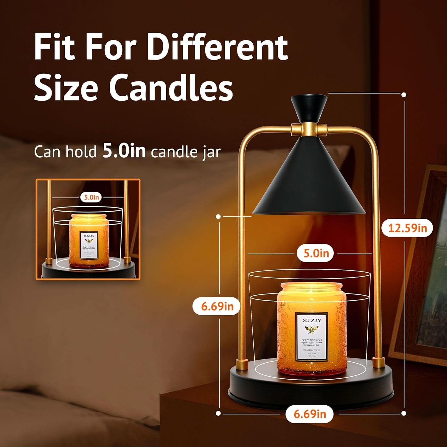 Candle Warmer Lamp With Enhanced Programmable Timer