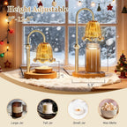 Gold Candle Warmer Lamp With Programmable Dimmer System