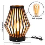 Set of 2 Dimmable Bedside Table Lamps