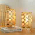 Set of 2 Battery Operated Lamp 9'' (Gold)-0