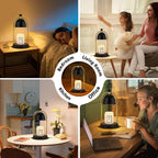 Black Flameless Candle Warmer Lamp Programmable Timer