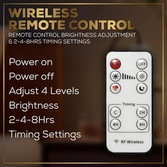 Candle Warmer Lamp With Integrated Wireless Remote