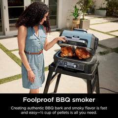 XL Smart Grill Smoker 7 In 1 With App Control Black-1