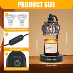 MatteOnyx Candle Warmer Lamp With Programmable Timer