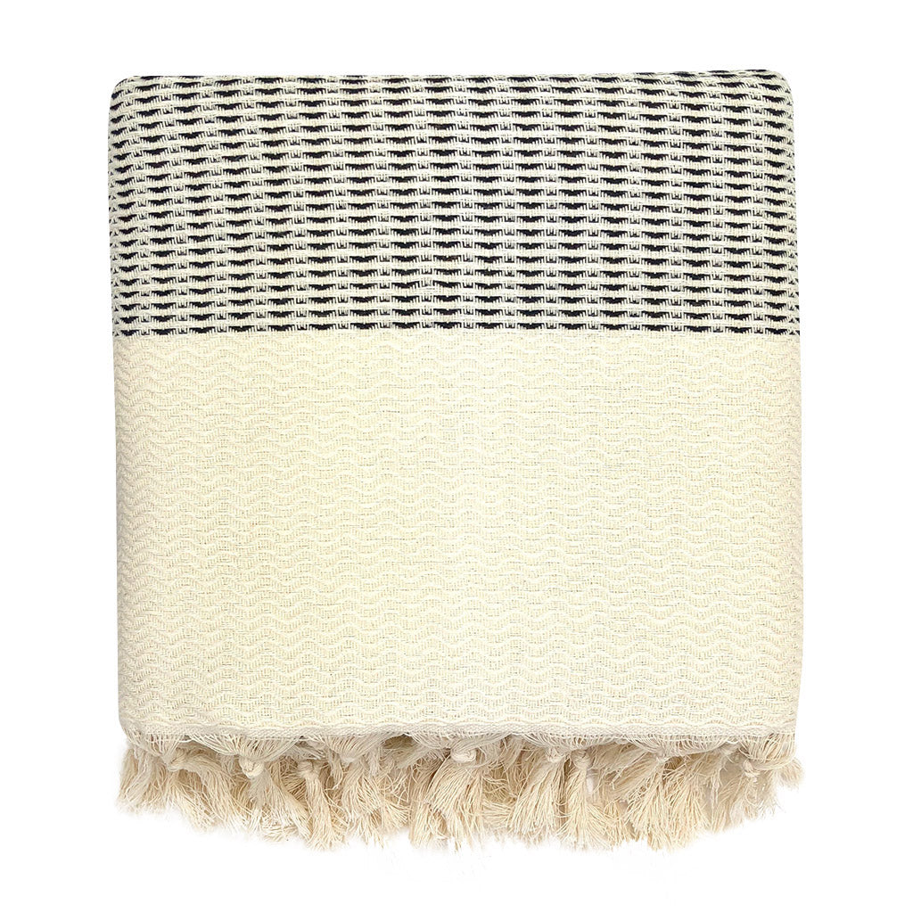 Plush Wavy Turkish Throw-3