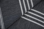 Black Monaco Turkish Towel – Lightweight Quick Dry Beach & Bath Towel, Luxury Turkish Cotton Spa Towel, Travel & Pool Towel-1