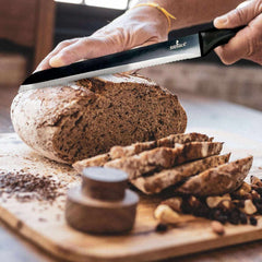 Kitchen Knife Set - Black Handle | Black Blade