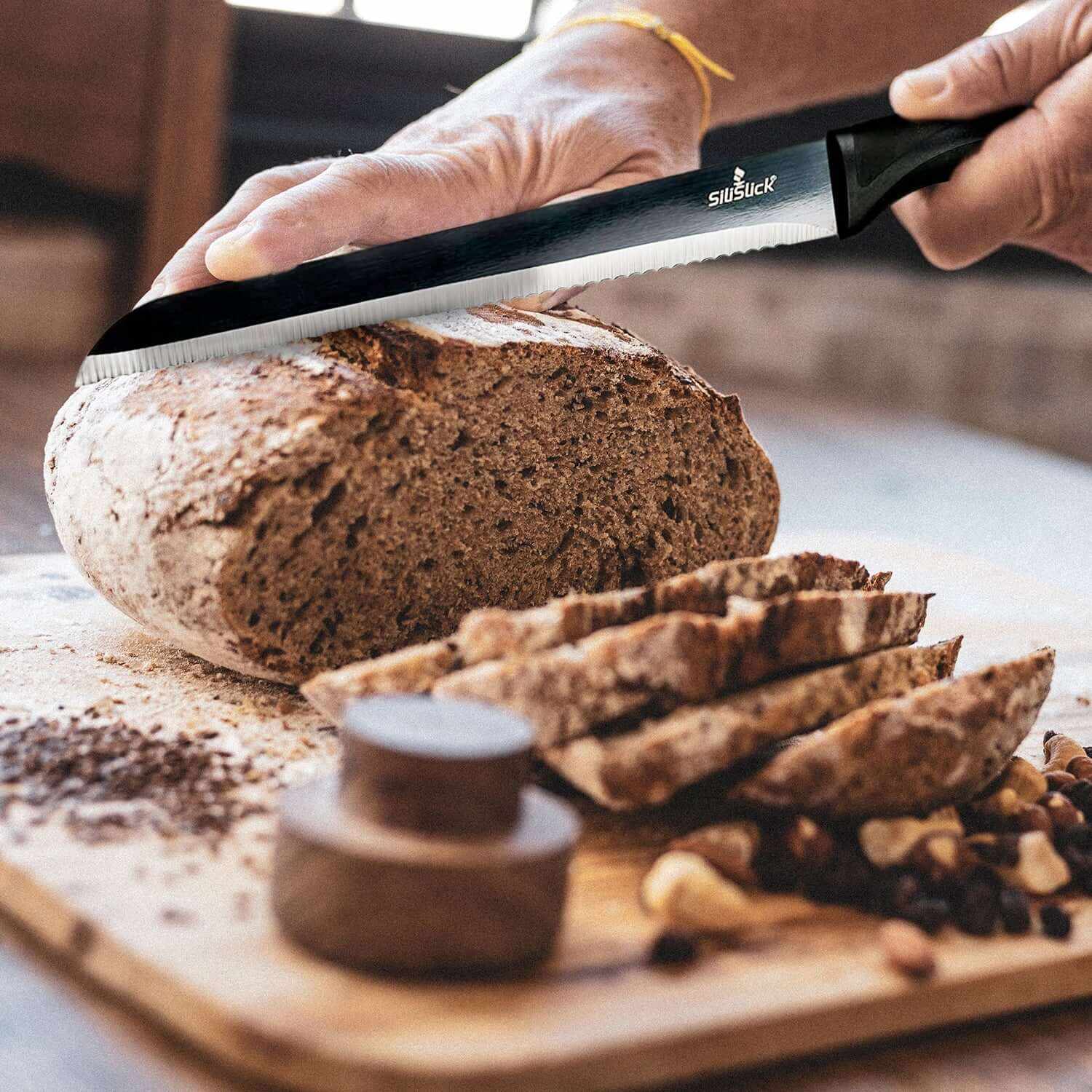Kitchen Knife Set - Black Handle | Black Blade
