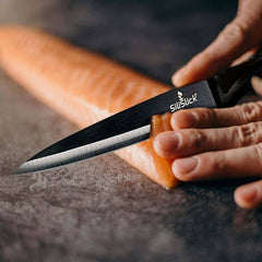 Kitchen Knife Set - Black Handle | Black Blade