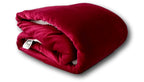 Tache Holiday Red Microfleece with Sherpa Back Throw Blanket-1
