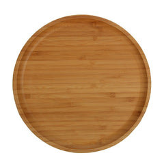 Bamboo Round Plate 10" inch |For pizza / Barbecue / Steak