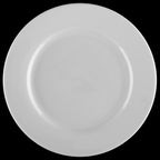 Set Of 12 Professional Rolled Rim White Dessert Plate 7" inch | 18 Cm