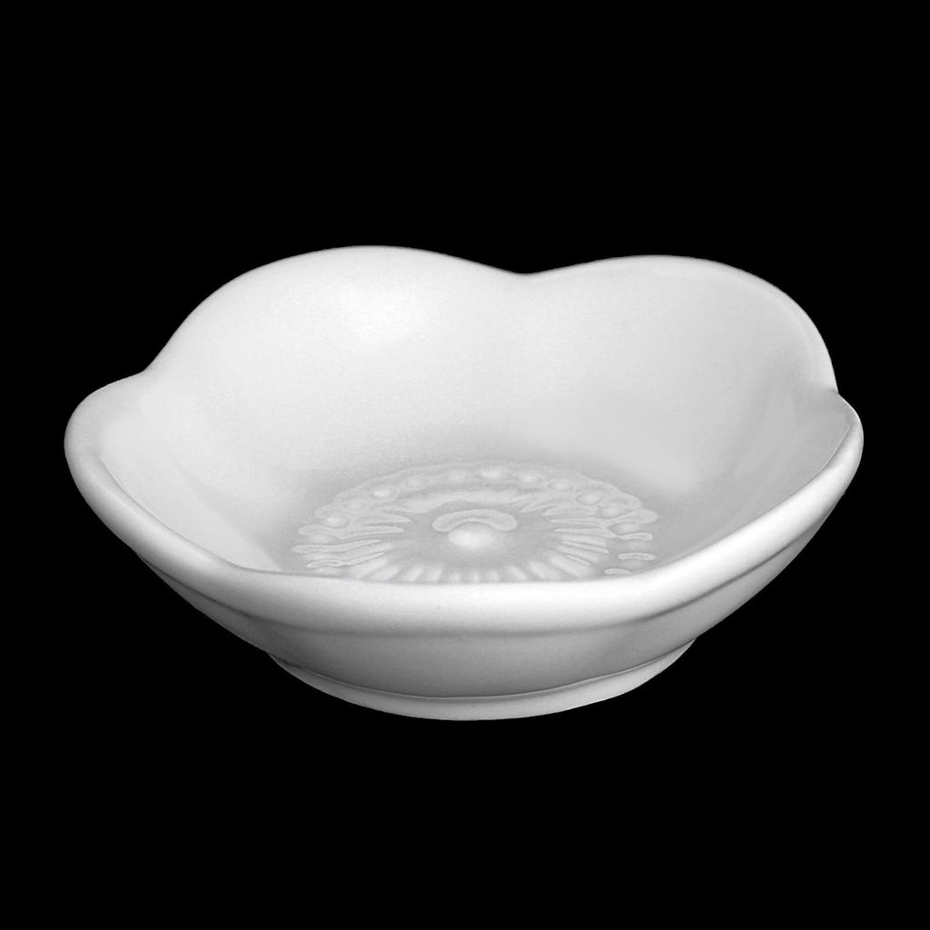 White Dish 3" inch | 7.5 Cm-0
