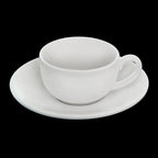 White 3 Oz | 100 Ml Coffee Cup & Saucer-1