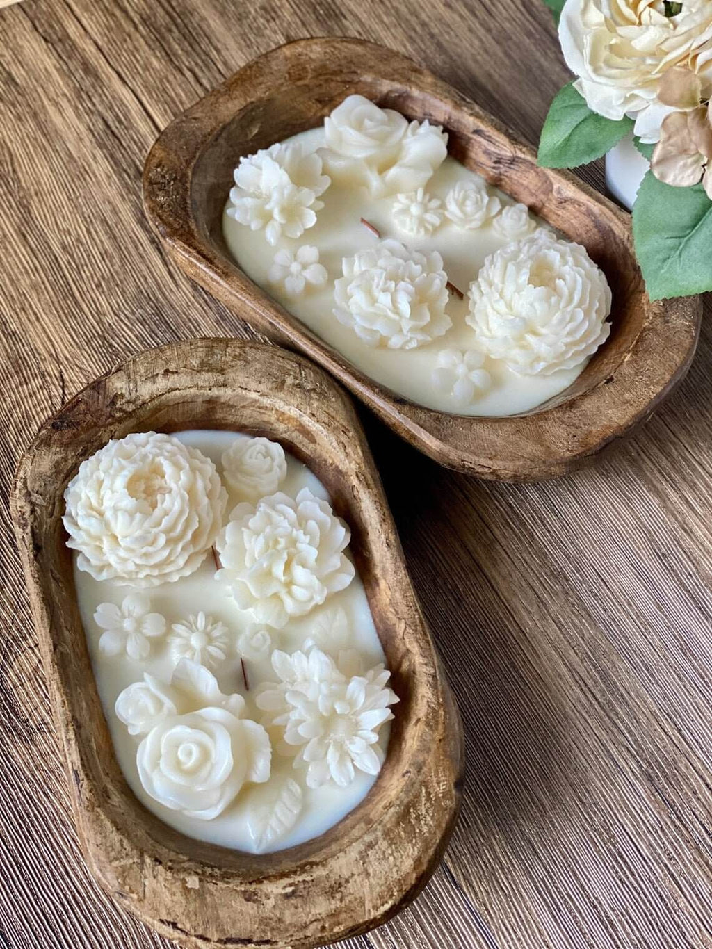 Botanical Garden Dough Bowl Candle | Two Styles-2