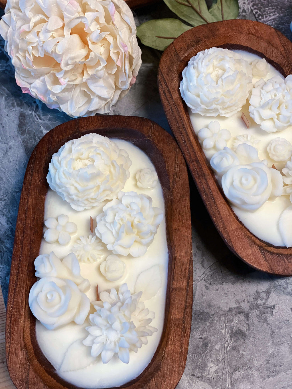 Botanical Garden Dough Bowl Candle | Two Styles-3