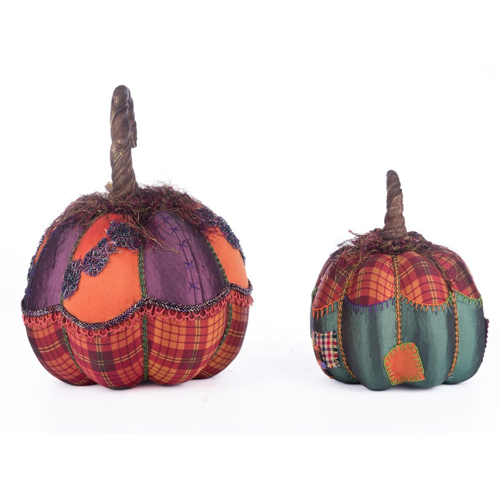 Broomstick Acres Pumpkins Set Of 2 by Katherine's Collection-2