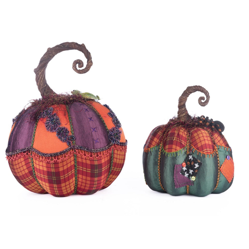 Broomstick Acres Pumpkins Set Of 2 by Katherine's Collection-3