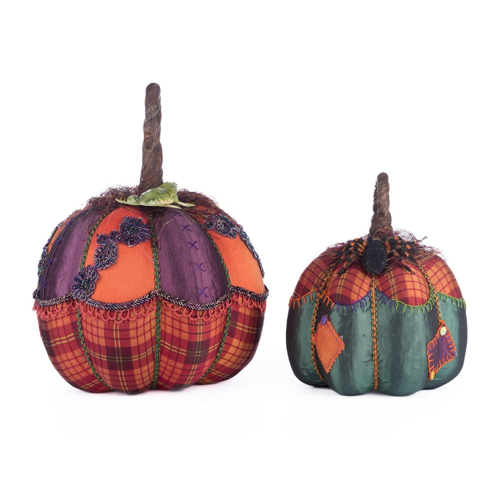 Broomstick Acres Pumpkins Set Of 2 by Katherine's Collection-4