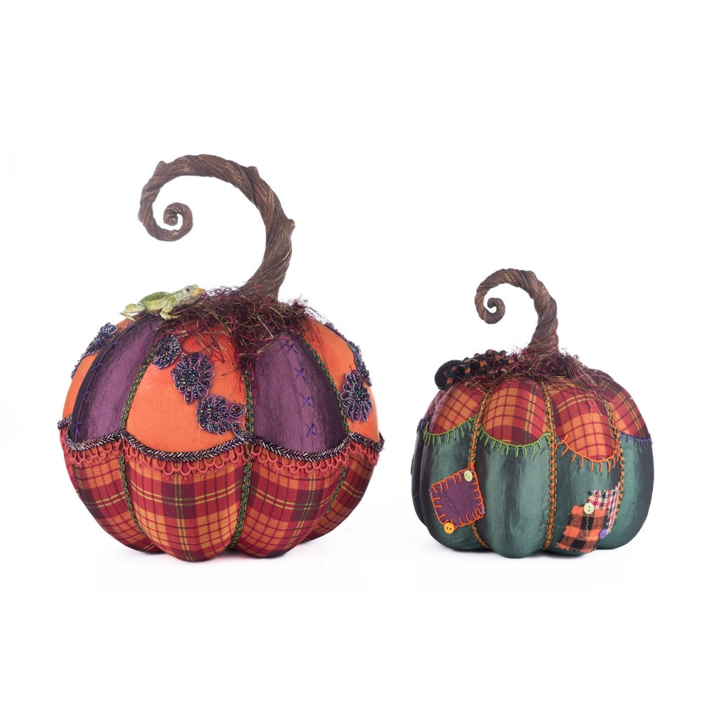 Broomstick Acres Pumpkins Set Of 2 by Katherine's Collection-0