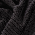 Del Mar Grey Turkish Terry Towel Set – 2-in-1 Quick Dry & Plush Bath Towels, Luxury Turkish Cotton Spa & Beach Towels-4