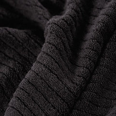Del Mar Grey Turkish Terry Towel Set – 2-in-1 Quick Dry & Plush Bath Towels, Luxury Turkish Cotton Spa & Beach Towels-4