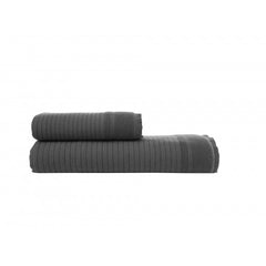 Del Mar Grey Turkish Terry Towel Set – 2-in-1 Quick Dry & Plush Bath Towels, Luxury Turkish Cotton Spa & Beach Towels-3