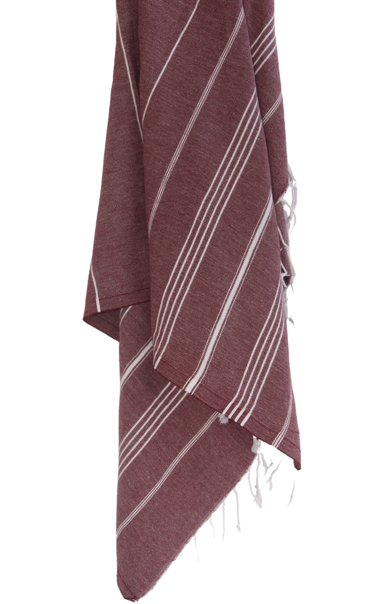 MONACO BURGUNDY TURKISH TOWEL-3