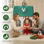 Holiday Season Kids Indoor Outdoor White EVA Playhouse-1