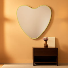 26 Inch Irregular Heart Wall Mirror For Home Decor-4