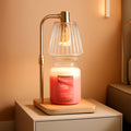 Candle Warmer Lamp With Timer Crystal Clear Wax Warmer