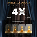 Gold Candle Warmer Lamp With Programmable Dimmer System