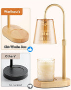 Stainless Adjustable Candle Warmer Lamp With Timer