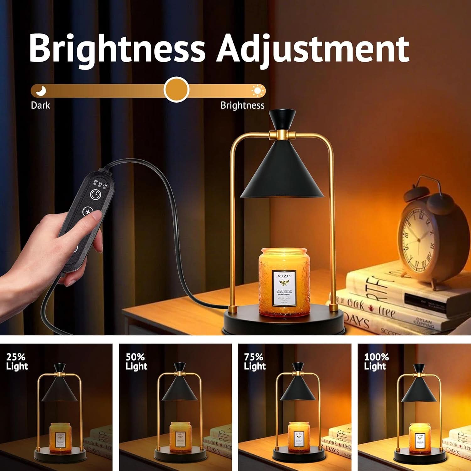 Candle Warmer Lamp With Enhanced Programmable Timer