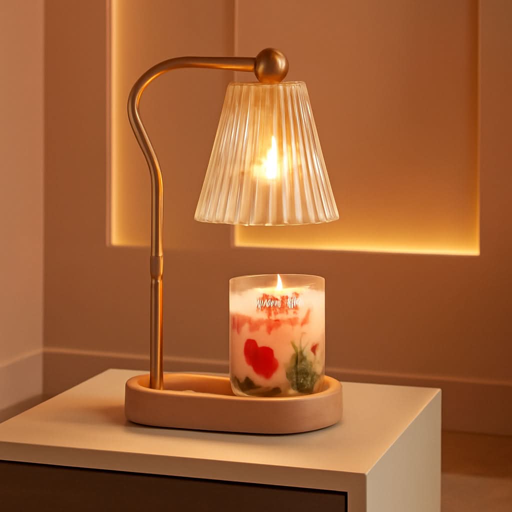 Candle Warmer Lamp Featuring Timer Dimmer Adjustable