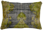 Canvello Antique Rug Olive Green Pillows - 16"x24"