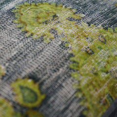 Canvello Antique Rug Olive Green Pillows - 16"x24"