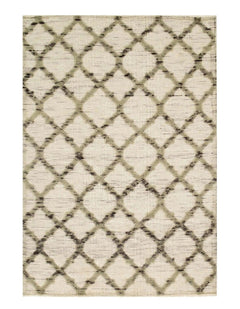 Canvello Beige Modern Rug - 4' X 6'