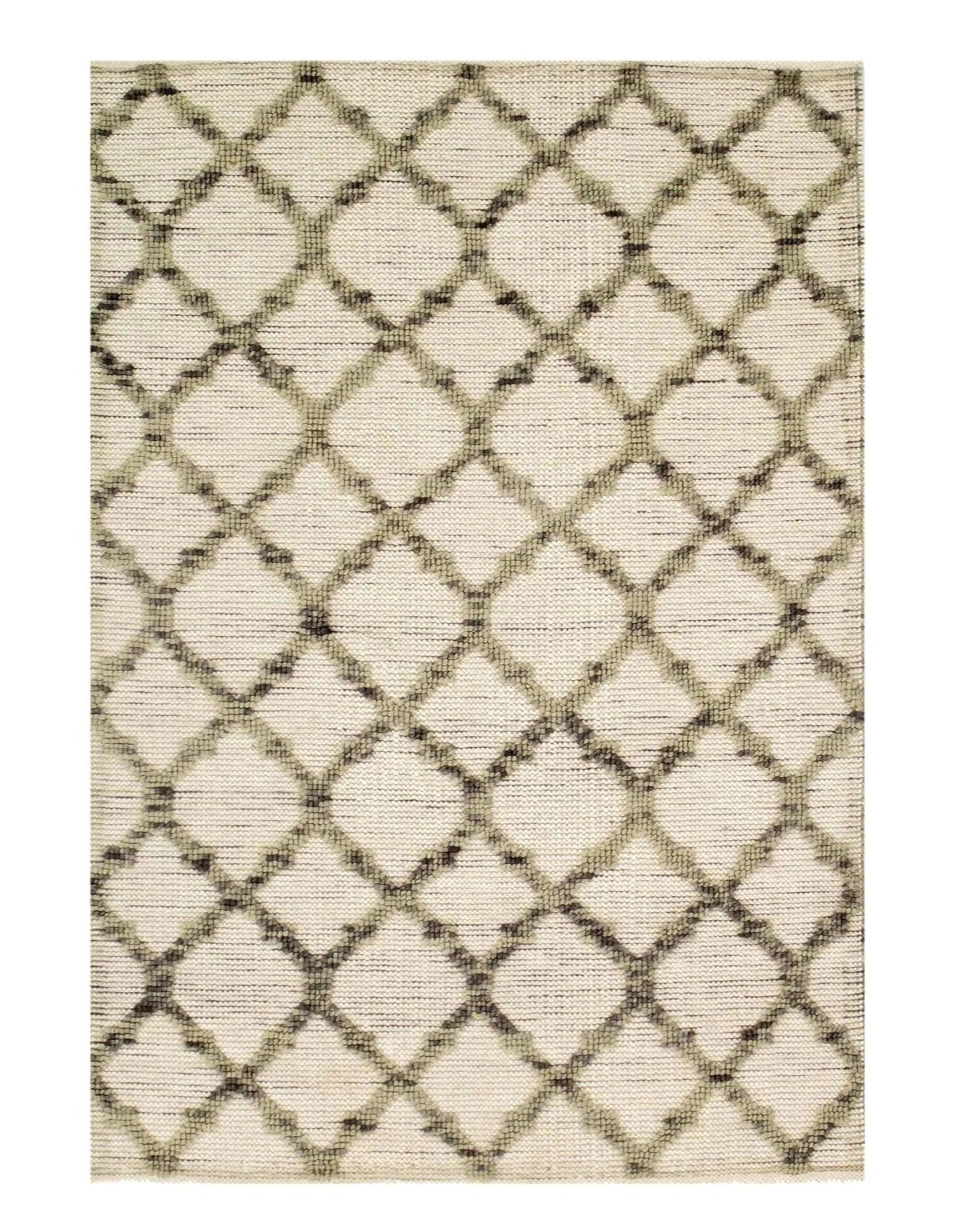 Canvello Beige Modern Rug - 4' X 6'