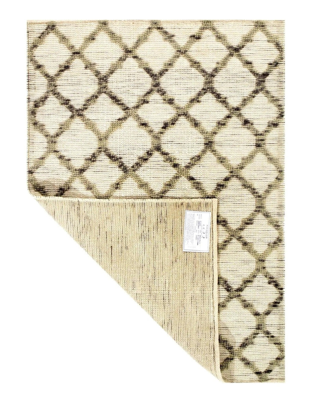 Canvello Beige Modern Rug - 4' X 6'