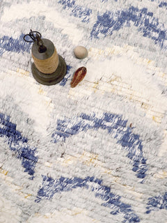 Canvello Casablanca Moroccan Collection Hand-Knotted Wool Area Rug- 5' X 7'10"