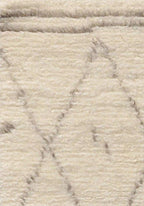 Canvello Casablanca Moroccan Collection Hand-Knotted Wool Area Rug- 7'9" X 9'9"