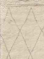 Canvello Casablanca Moroccan Hand-Knotted Silk & Wool Area Rug- 9' X 12'
