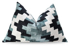 Canvello Decorative Gray Throw Pillow Down Filled - 16x24 in-2