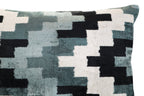 Canvello Decorative Gray Throw Pillow Down Filled - 16x24 in-4