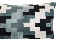 Canvello Decorative Gray Throw Pillow Down Filled - 16x24 in-4